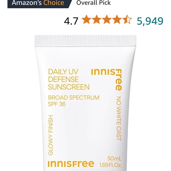 Innisfree 36 SPf sunscreen - Picture 3 of 7